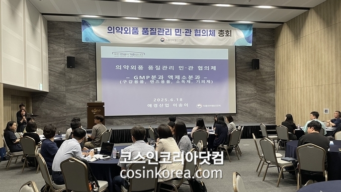 식약처, GMP 가이드라인 개정 '의약외품' 품질관리 민관협의체 개최
