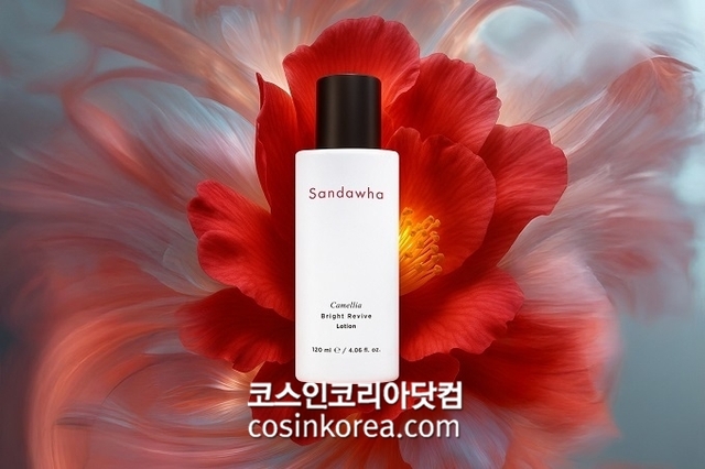 산다화, 제주 동백 에너지 담은 ‘카멜리아 안티에이징 토너·로션’ 첫 공개