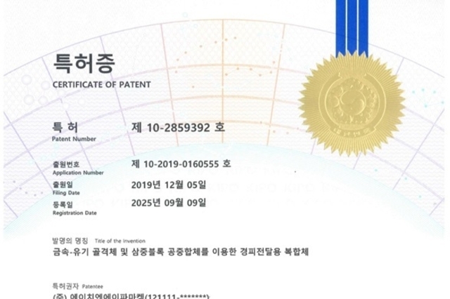 ㈜에이치엔에이파마켐, 차세대 피부 전달 기술 2건 특허 취득…기능성화장품에 새로운 방향 제안