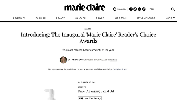 마녀공장, 美 뷰티 어워즈 연이은 수상 ‘퓨어 클렌징 오일’ 경쟁력 재확인